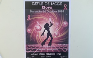 Octobre Rose Défilé de mode Elora Roquelaure