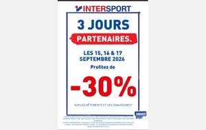 Offre partenaire INTERSPORT