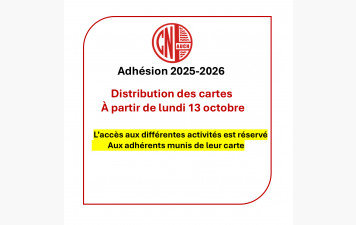 Distribution des cartes d’adhésion à partir de lundi 13 octobre