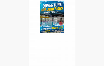 🚨Prochainement ouverture des adhésions saison 2026 2027🚨