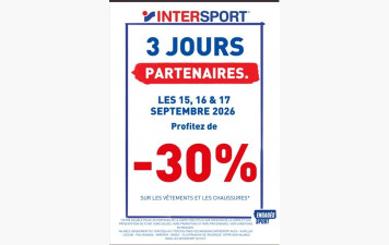 Offre partenaire INTERSPORT