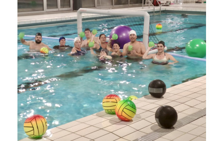 Reprise de l’AQUABALL adultes du mardi soir !